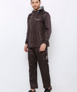 Mens Brown Reversible Rainsuit - Zeel JS201 diamond creation (3)