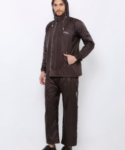 Mens Brown Reversible Rainsuit - Zeel JS201 diamond creation (5)